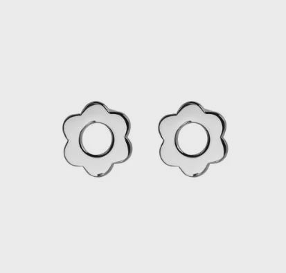 Najo - Cut-Out Flower Stud Silver - The Ivy Room Adelaide