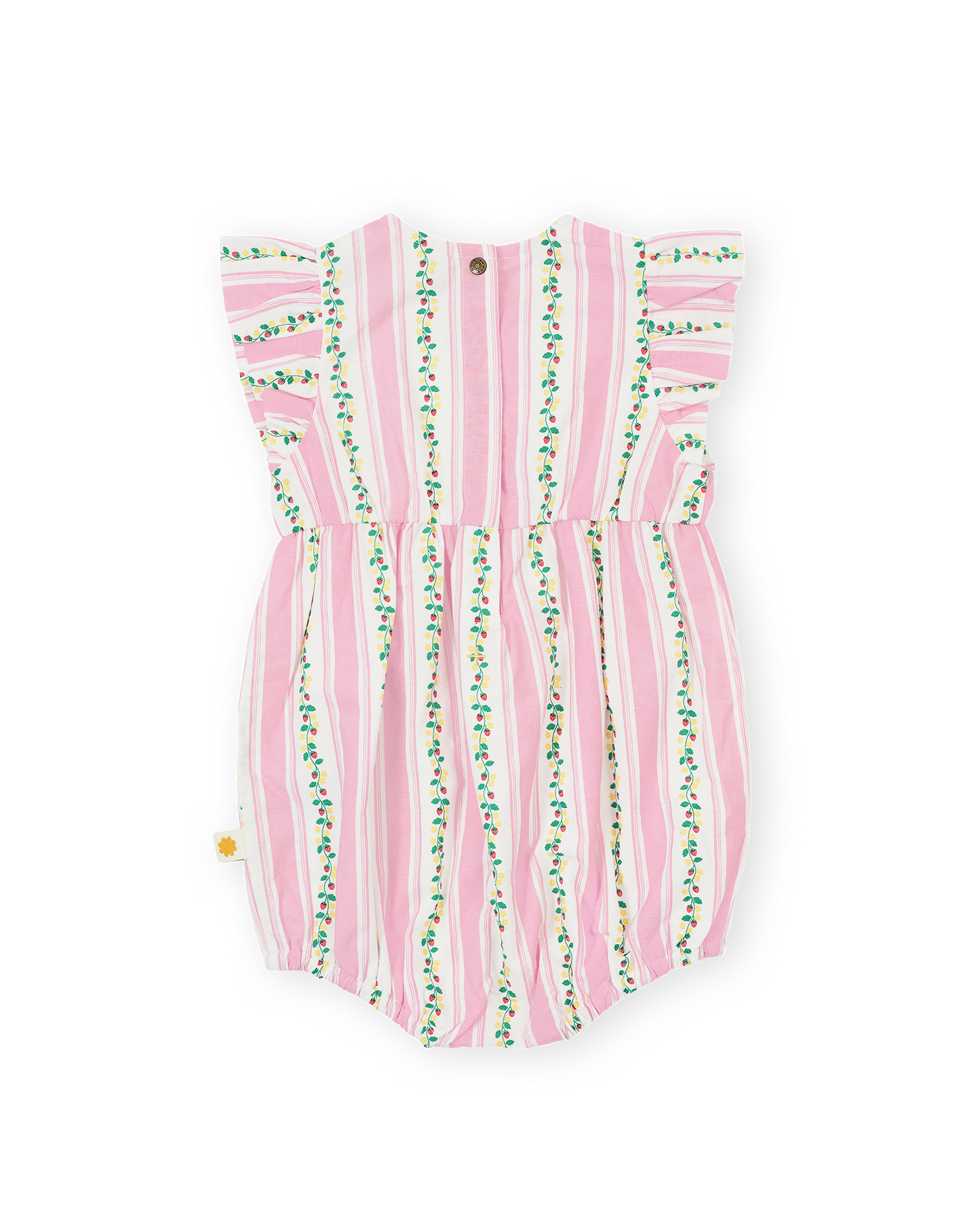 Goldie + Ace - Antique Lani Romper | Stripe Strawberry