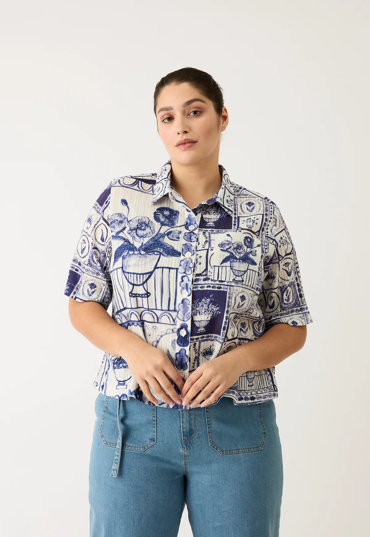Nancybird - Summer Shirt Lyon Tile