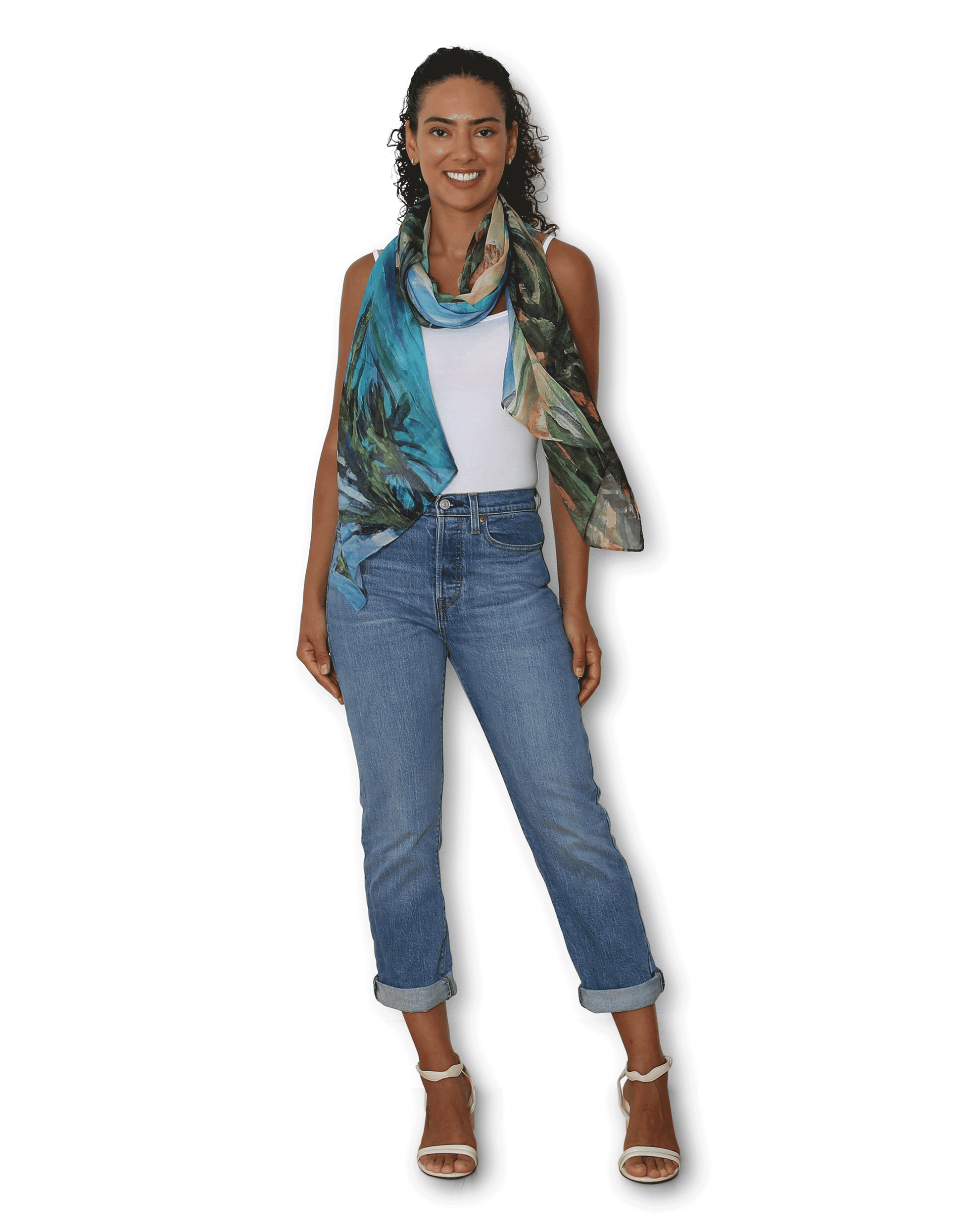 The Artist Label - Viscose Scarf Sunshine State - The Ivy Room Adelaide