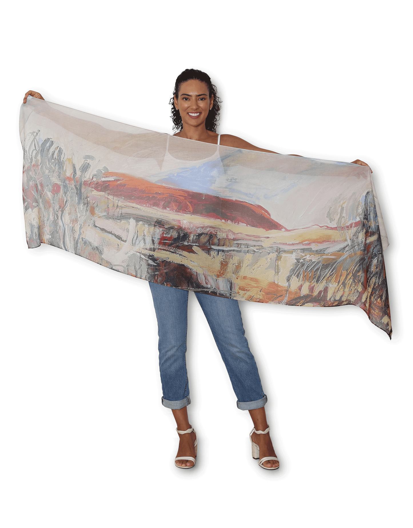The Artist Label - Viscose Scarf Uluru - The Ivy Room Adelaide