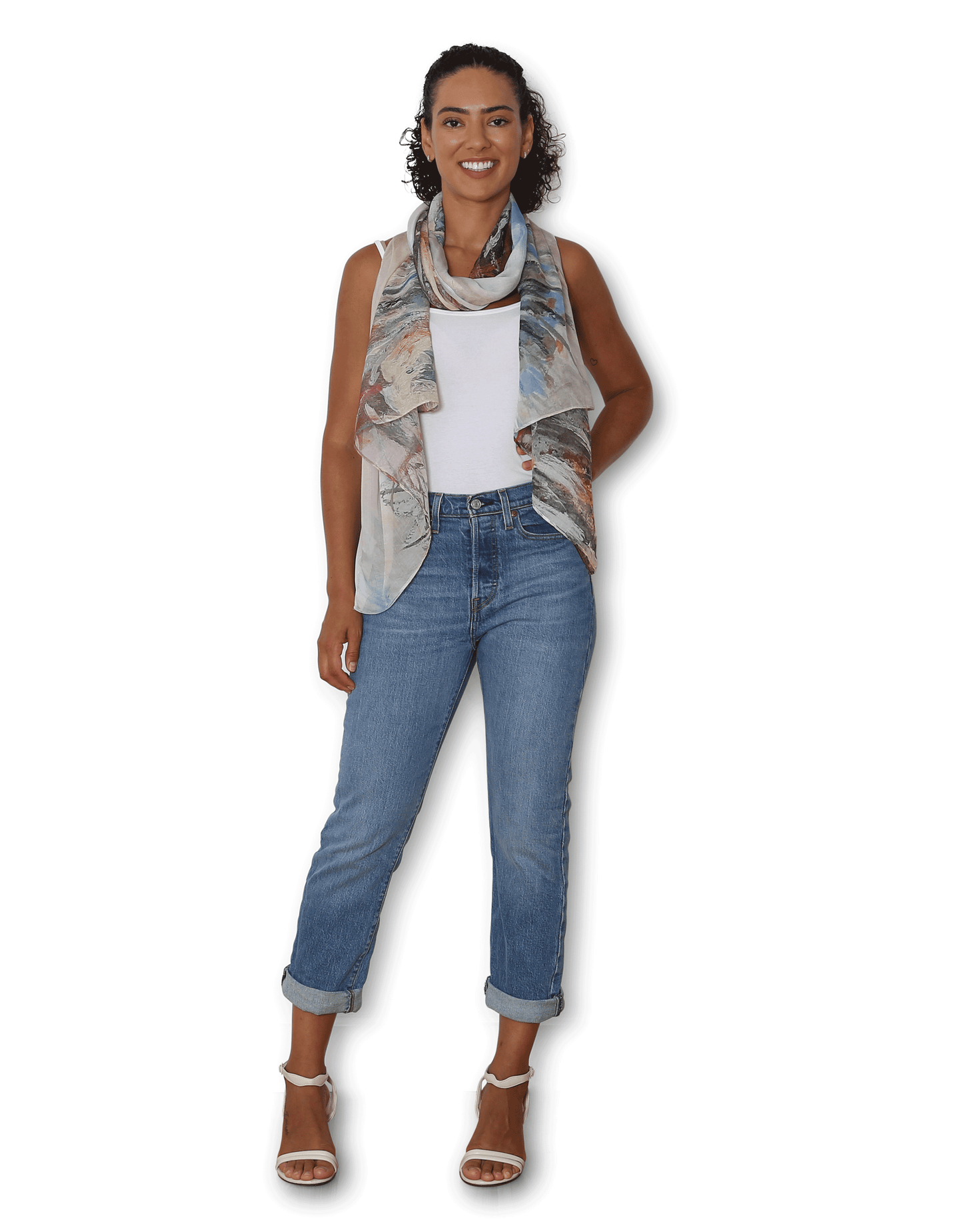 The Artist Label - Viscose Scarf Uluru - The Ivy Room Adelaide