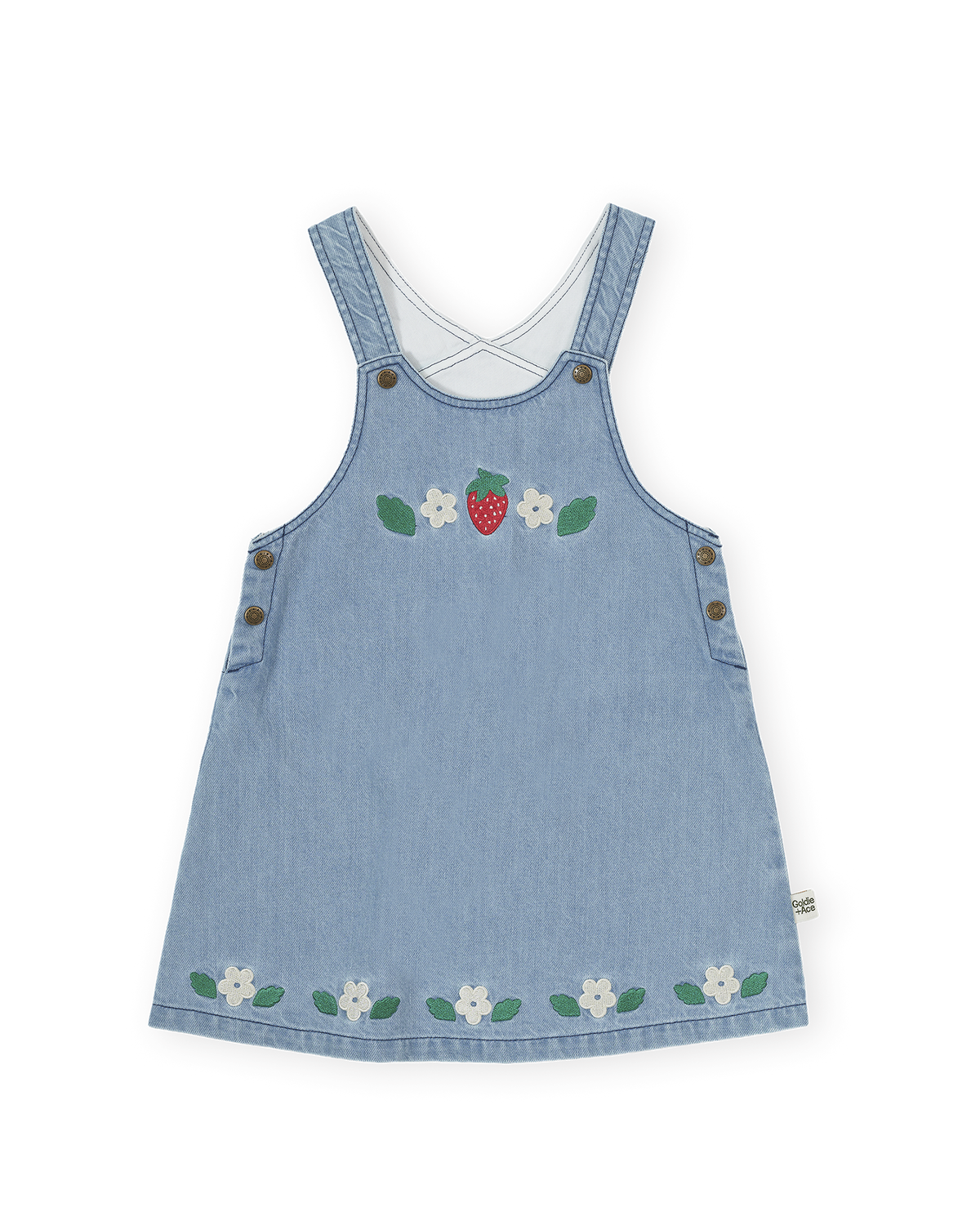 Goldie + Ace - Pinafore Dress | Wild Strawberry