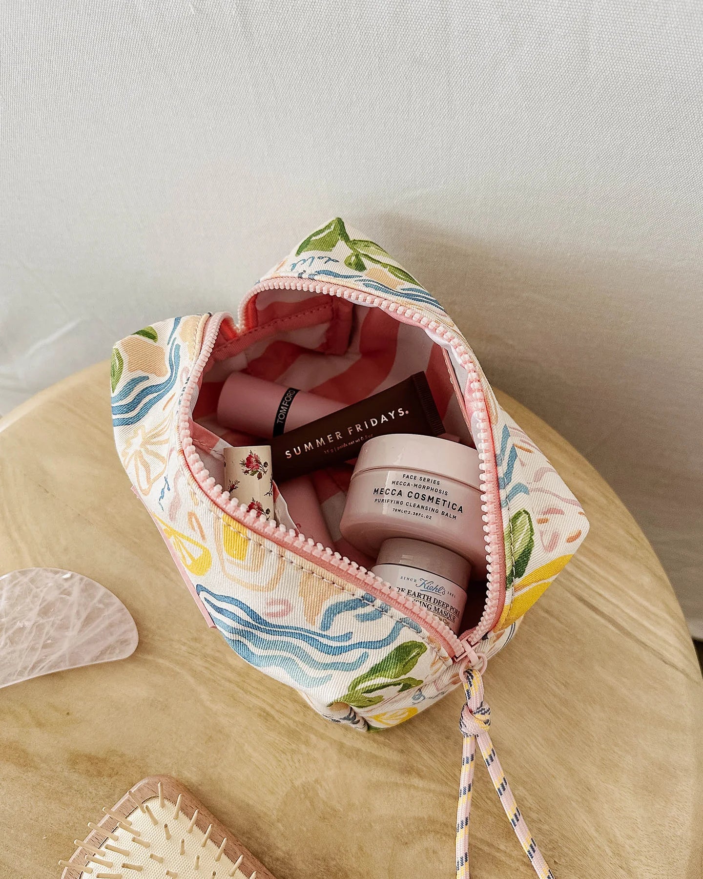 Louenhide - Bambi Makeup Bag / Lemon Print