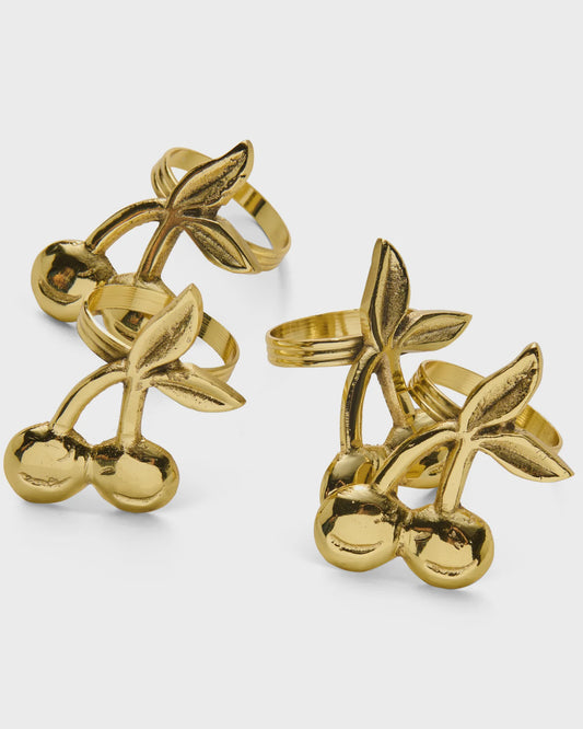 Kip & Co - Cherry Pie Brass Napkin Ring - The Ivy Room Adelaide