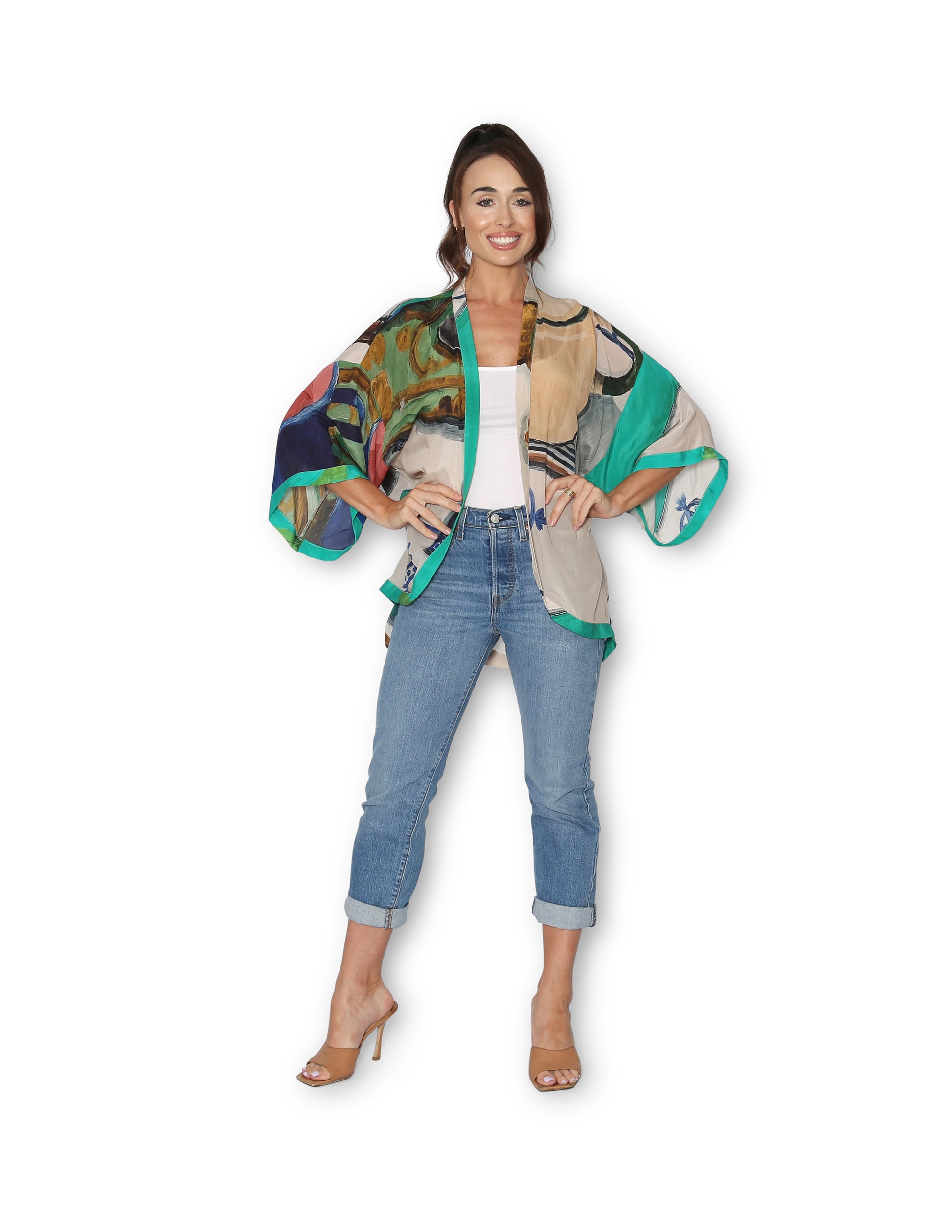 The Artists Label - Silk Kimono Some Mornings are Brighter than others - The Ivy Room Adelaide