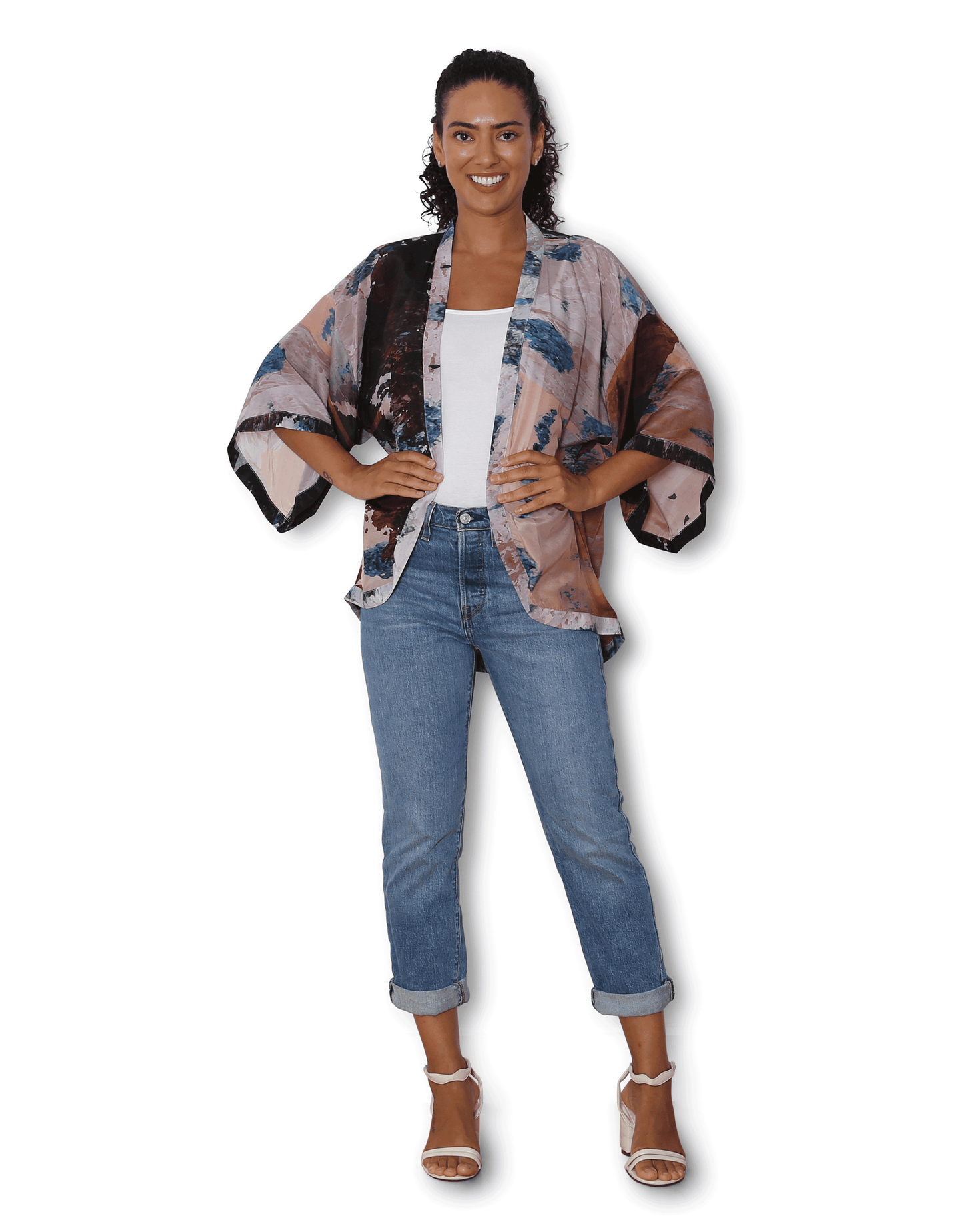 The Artist Label - Silk Kimono Mountain Summit - The Ivy Room Adelaide