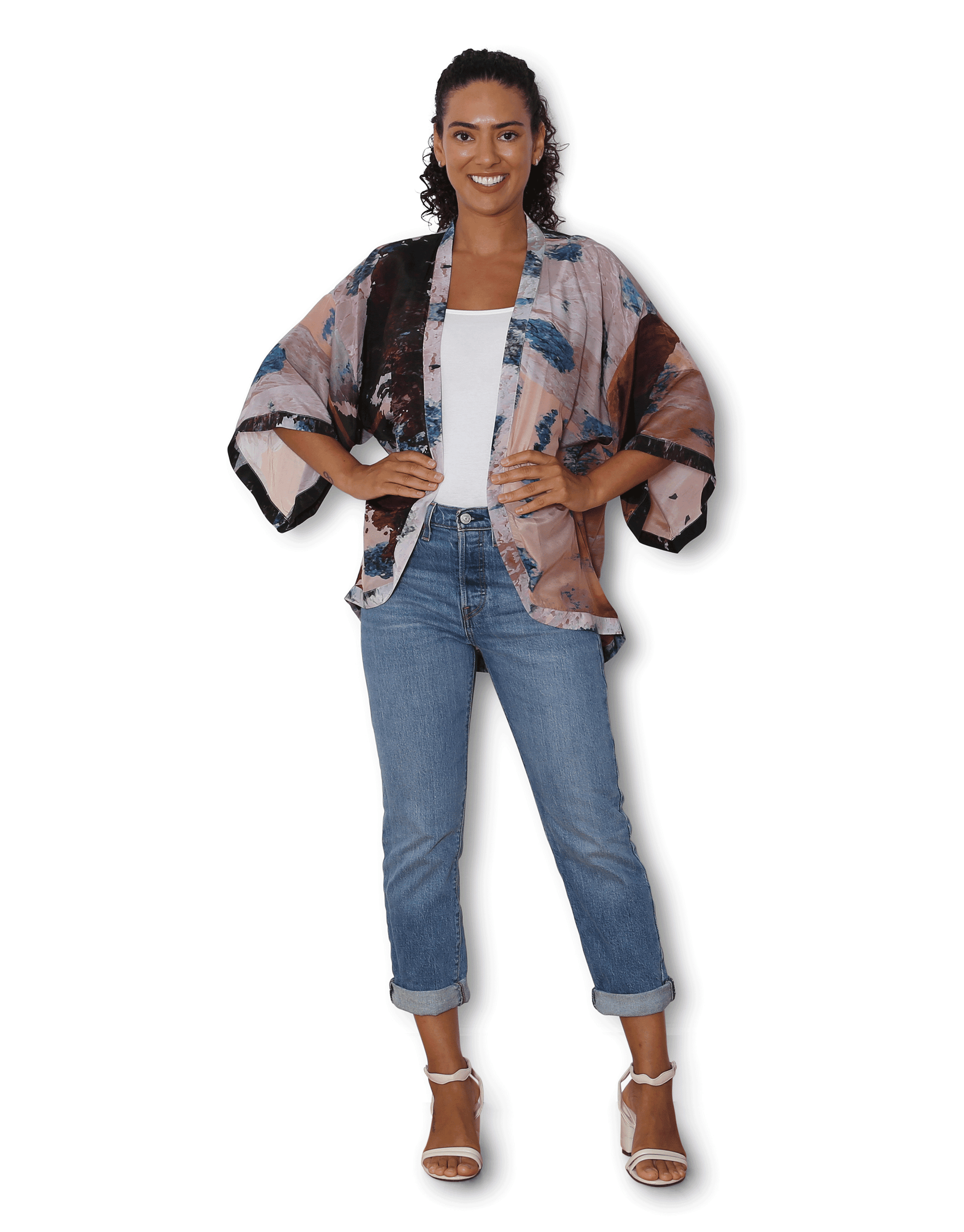 The Artist Label - Silk Kimono Mountain Summit - The Ivy Room Adelaide