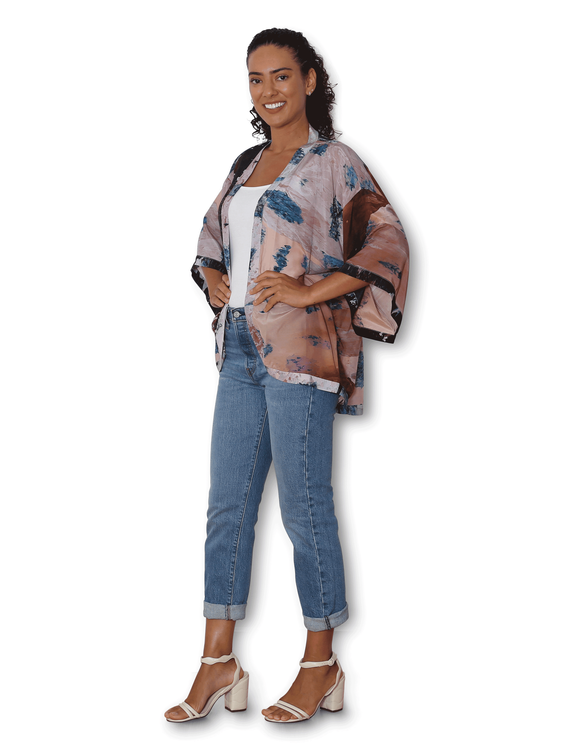 The Artist Label - Silk Kimono Mountain Summit - The Ivy Room Adelaide