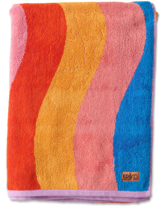 Kip & Co - Surfs Up Terry Beach Towel - The Ivy Room Adelaide