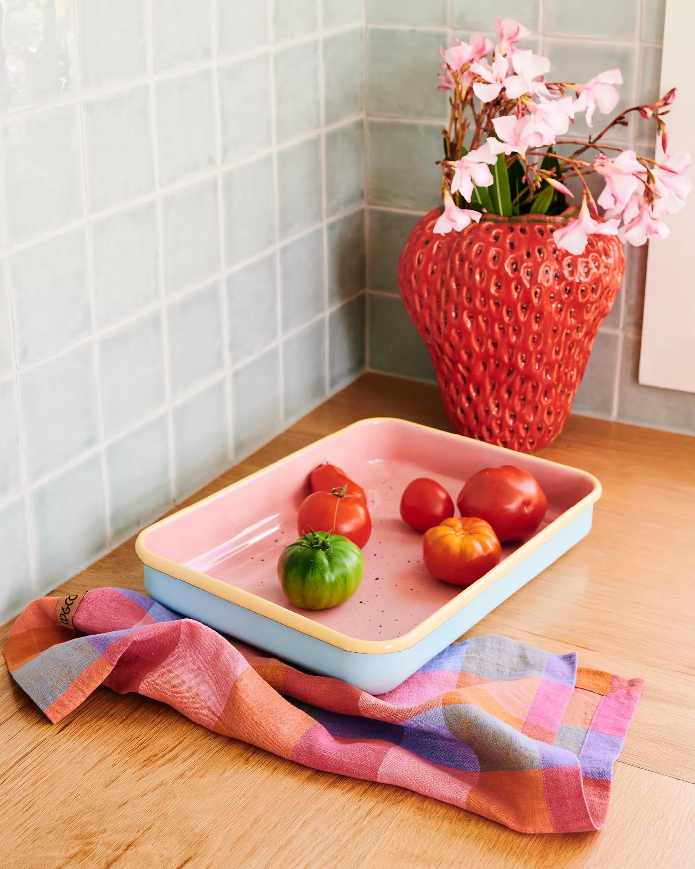 Kip & Co - Tutti Frutti Linen Tea Towel