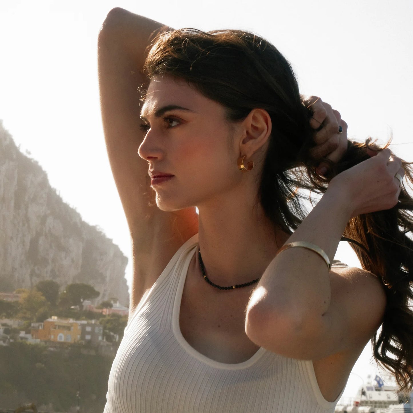 Najo - La Dolce Vita Hoop Gold - The Ivy Room Adelaide