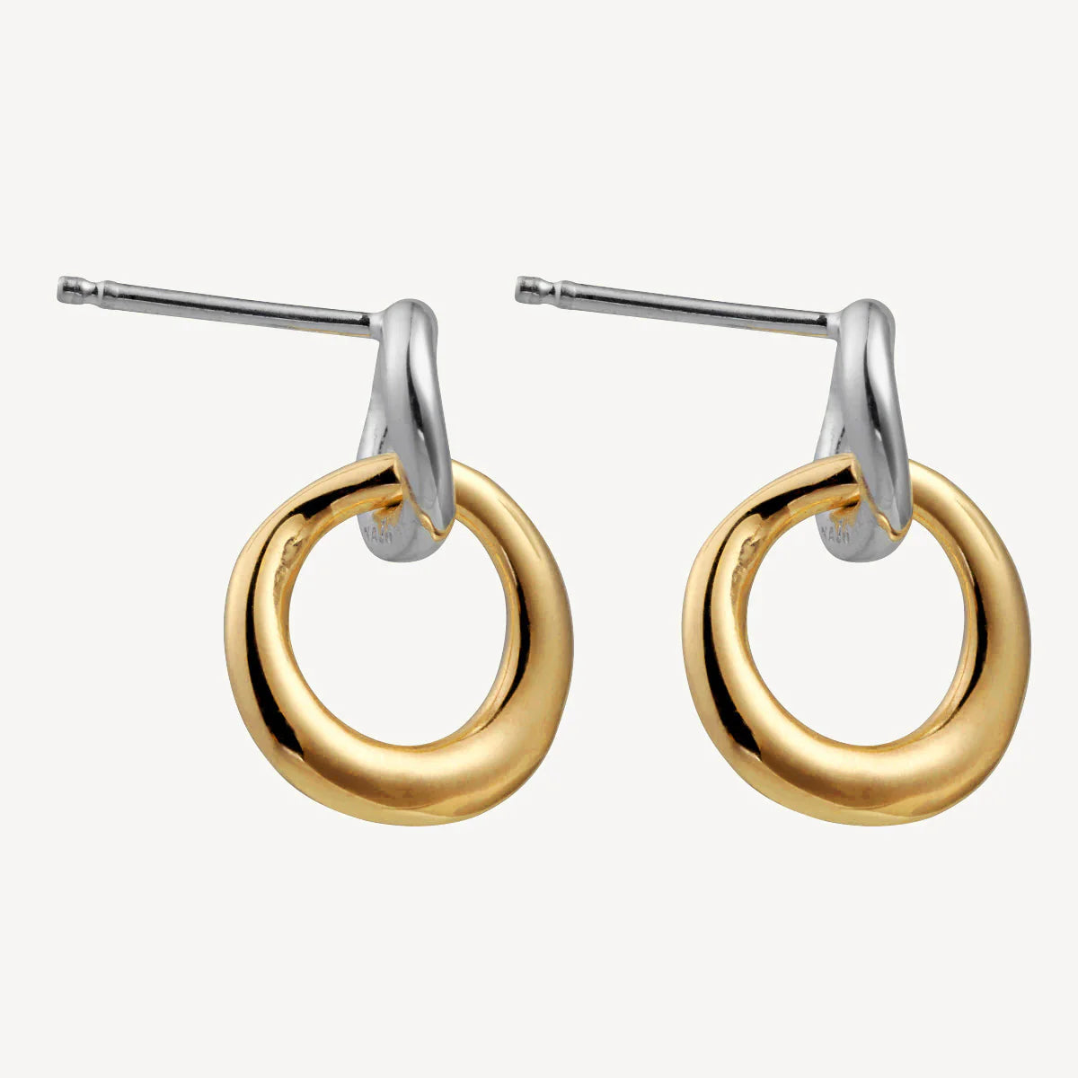 Najo - Tranquila Gold/Silver Studs - The Ivy Room Adelaide