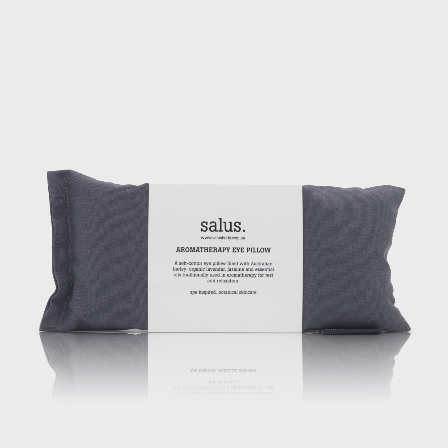 Salus - Aromatherapy Eye Pillow Grey - The Ivy Room Adelaide