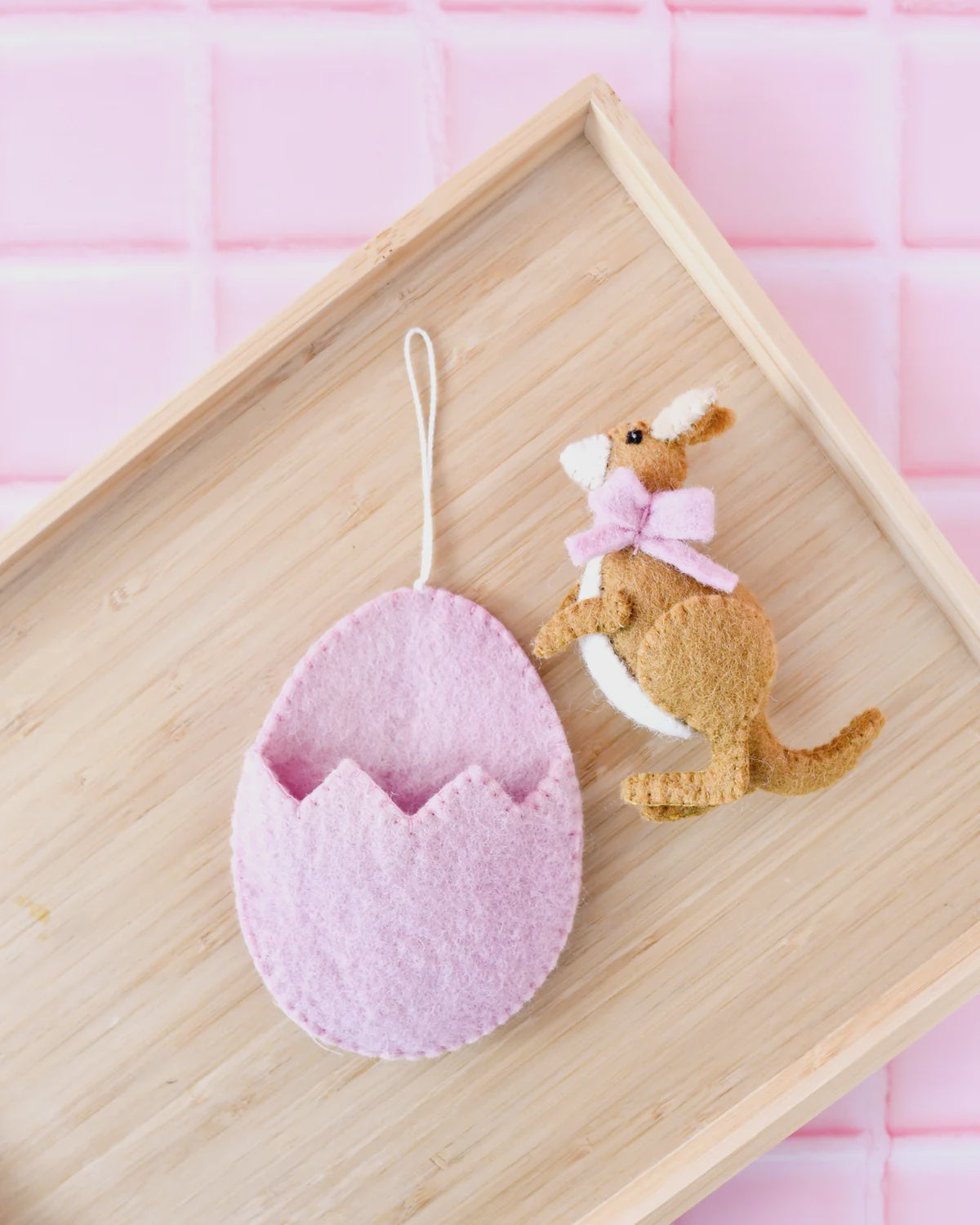 Tara Treasures - Easter Kangaroo Bush Baby in Egg Pouch - The Ivy Room Adelaide