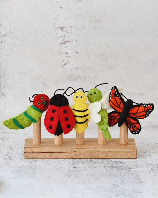 Tara Treasures - Finger Puppet Set - Insects and Bugs - The Ivy Room Adelaide
