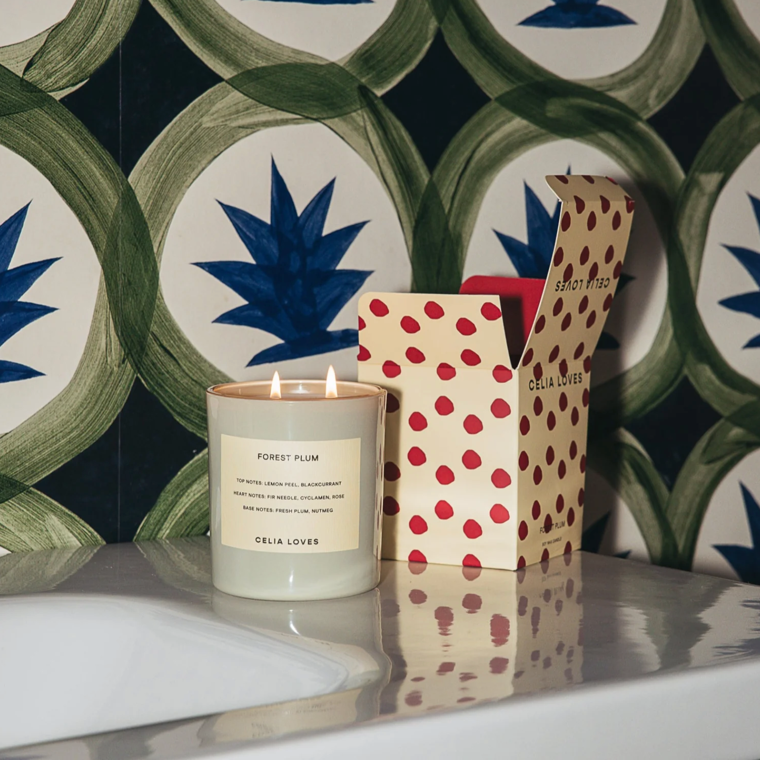 Celia Loves - 80hr Candle | Forest Plum - The Ivy Room Adelaide