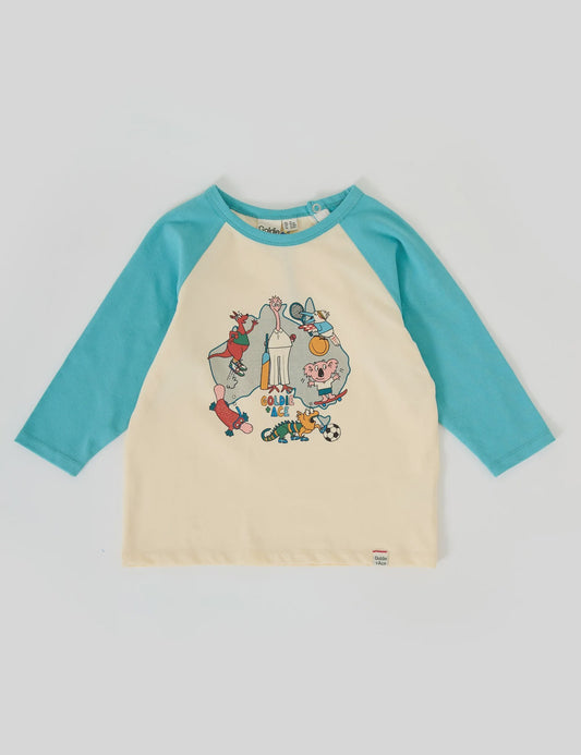 Goldie + Ace - Team Goldie Raglan Long Sleeve Top - The Ivy Room Adelaide