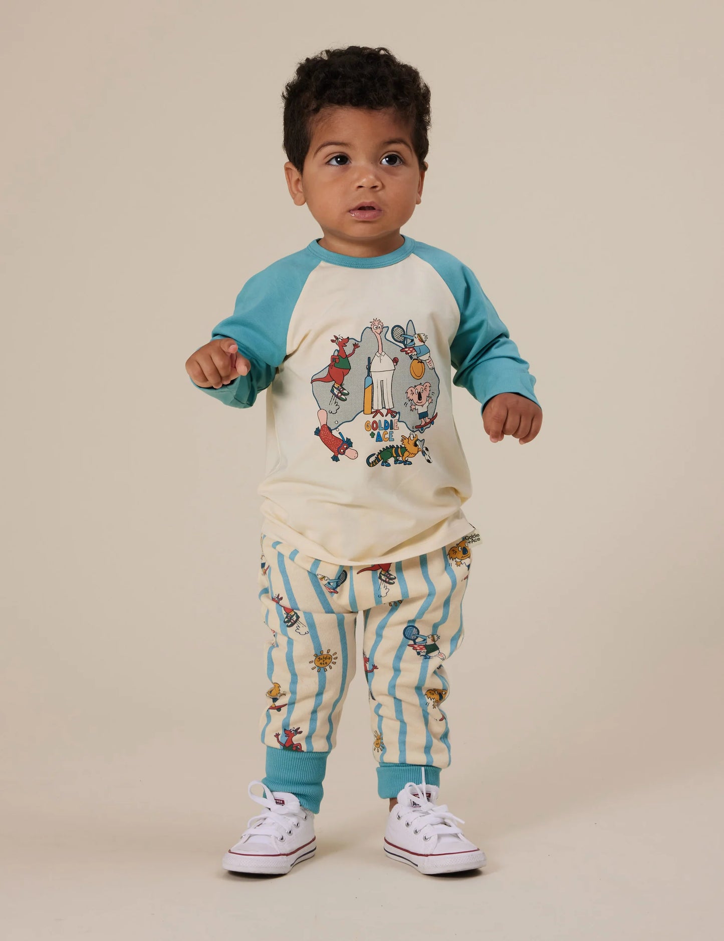 Goldie + Ace - Team Goldie Raglan Long Sleeve Top - The Ivy Room Adelaide