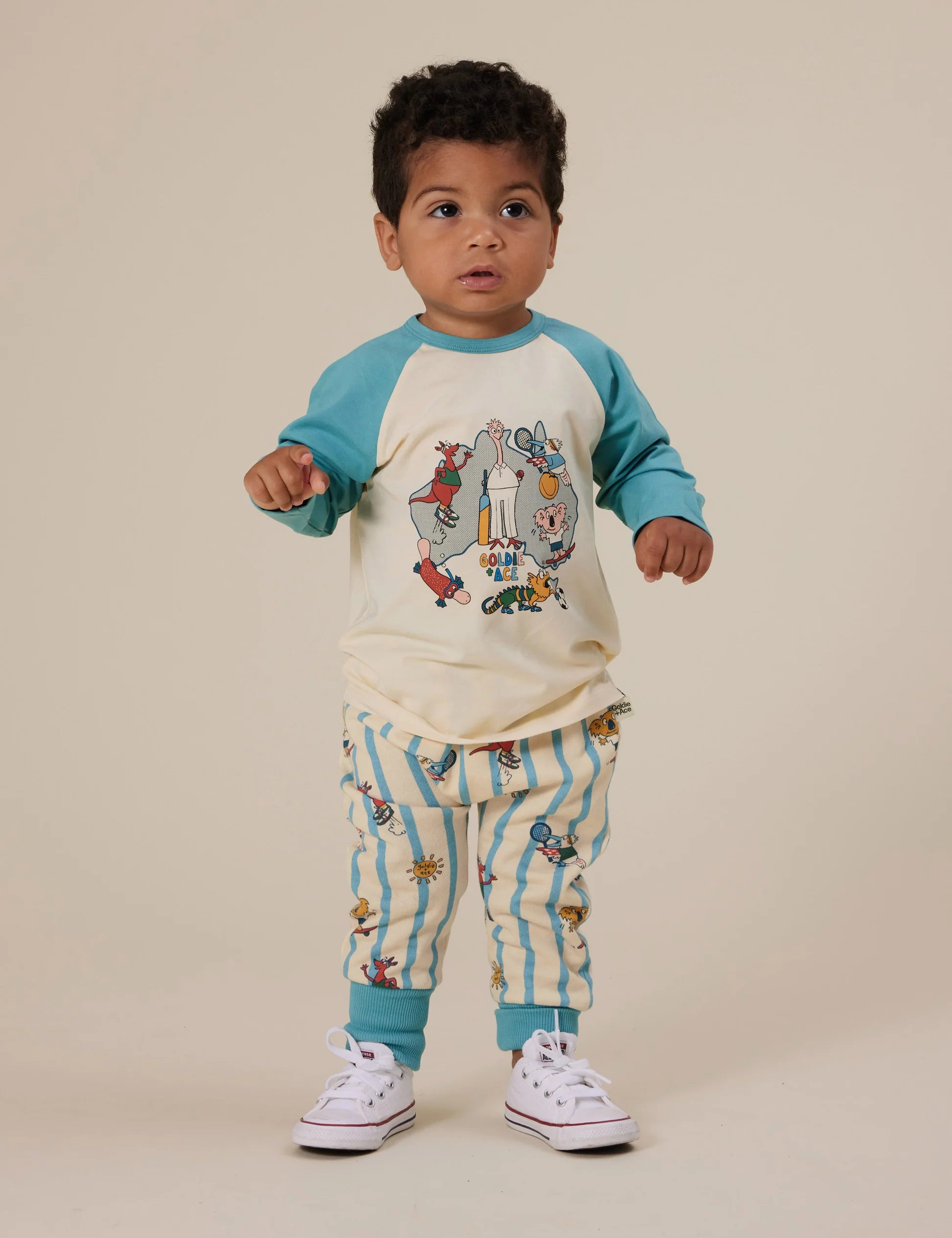 Goldie + Ace - Team Goldie Raglan Long Sleeve Top - The Ivy Room Adelaide