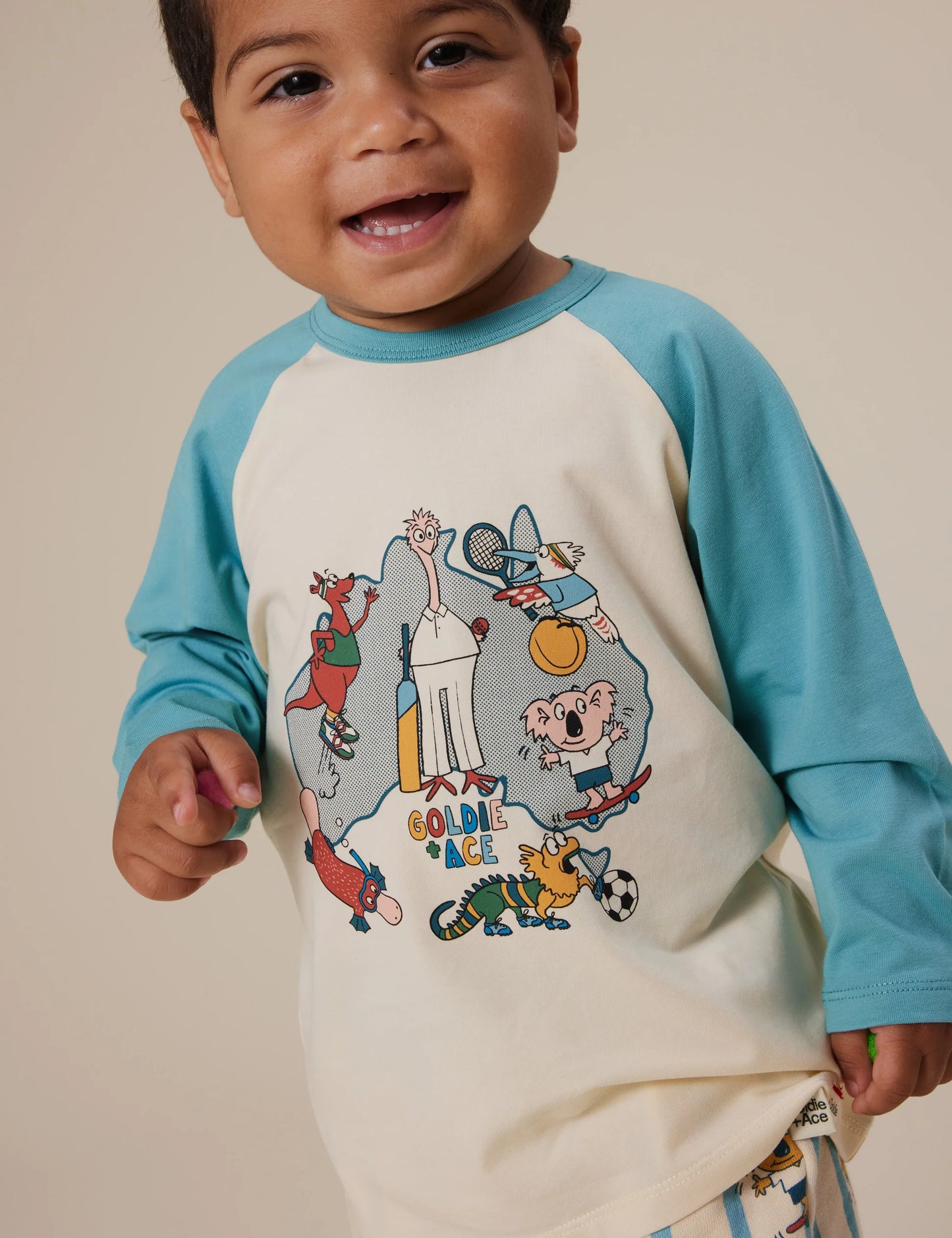 Goldie + Ace - Team Goldie Raglan Long Sleeve Top - The Ivy Room Adelaide