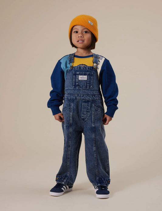 Goldie + Ace - Blake Vintage Washed Denim Overalls - The Ivy Room Adelaide