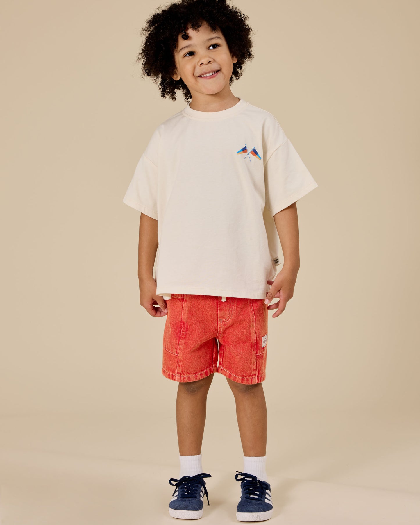 Goldie + Ace - Nautical Flag Oversized T Shirt
