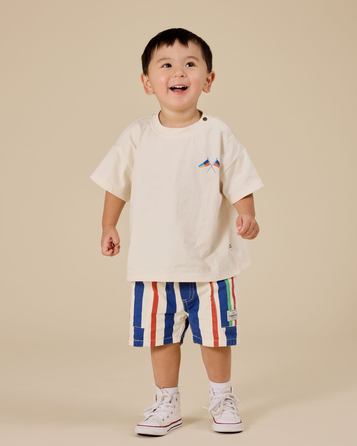 Goldie + Ace - Nautical Flag Oversized T Shirt