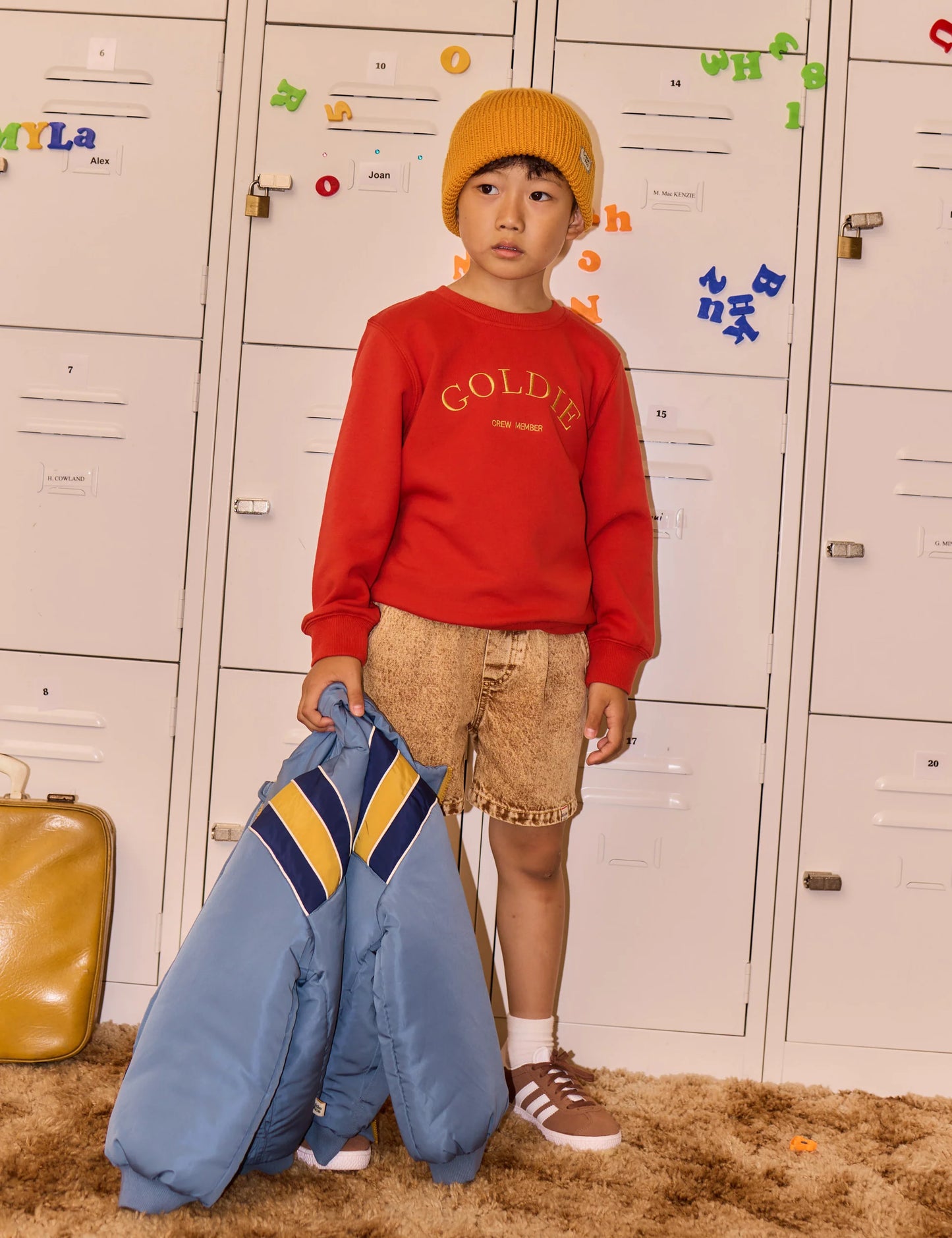 Goldie + Ace - Embroidered Sweater Red