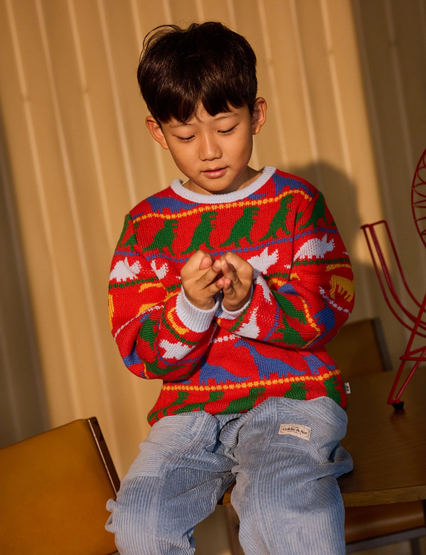 Goldie + Ace - Dino Knit Jumper - The Ivy Room Adelaide