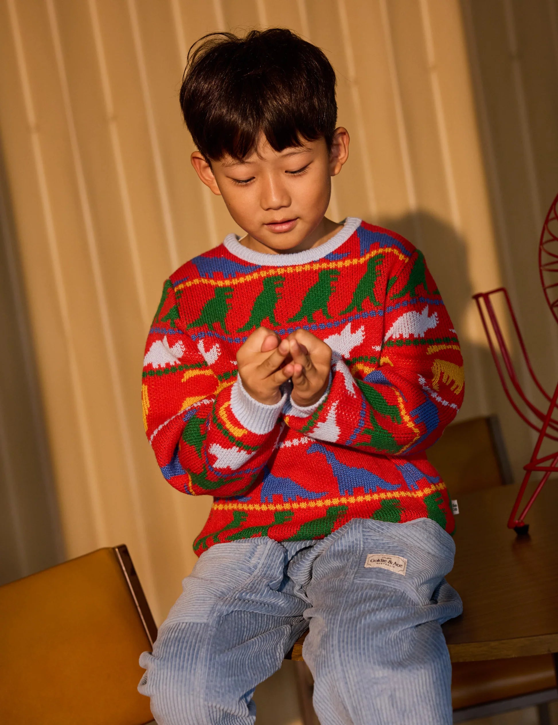 Goldie + Ace - Dino Knit Jumper - The Ivy Room Adelaide