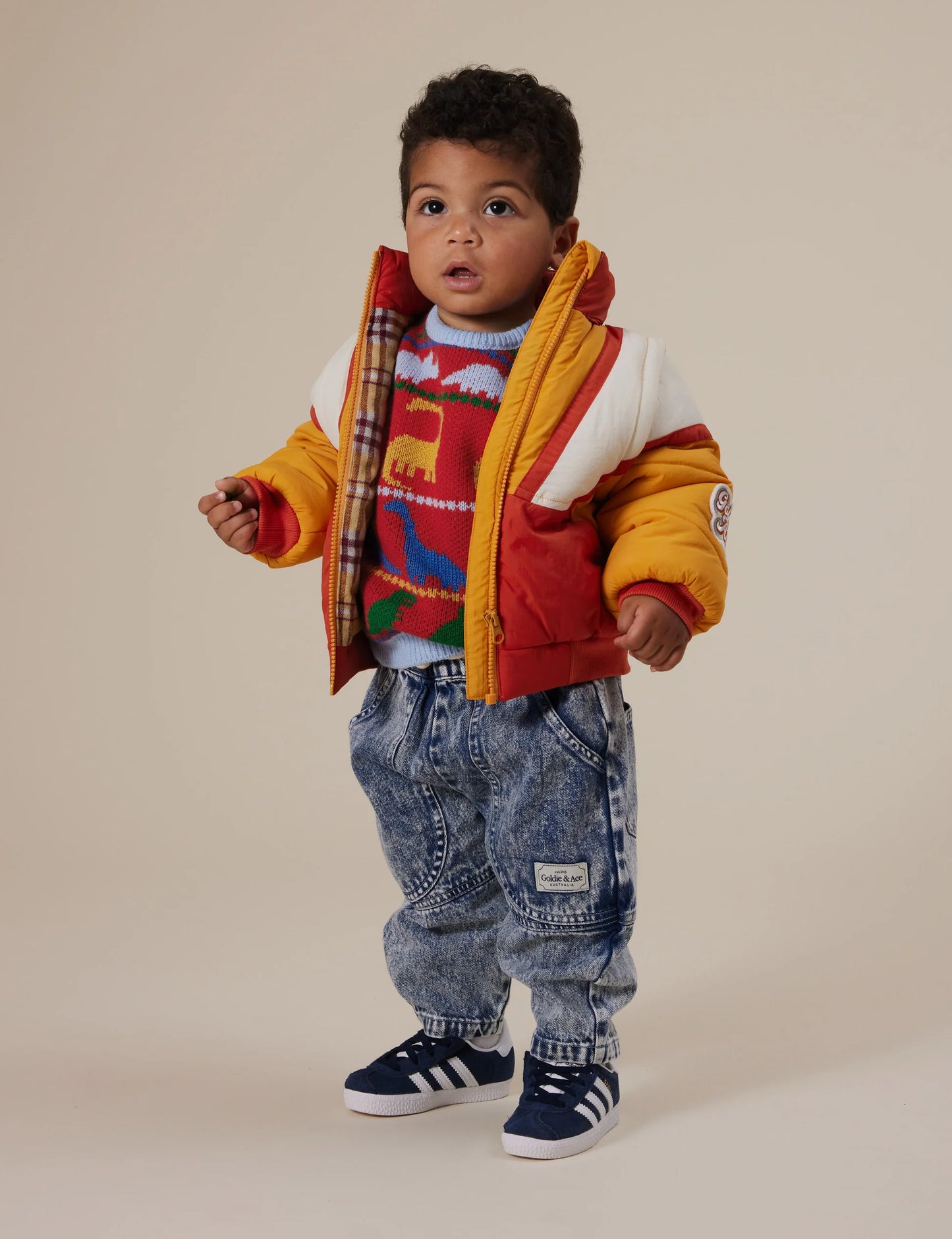 Goldie + Ace - Dino Knit Jumper - The Ivy Room Adelaide