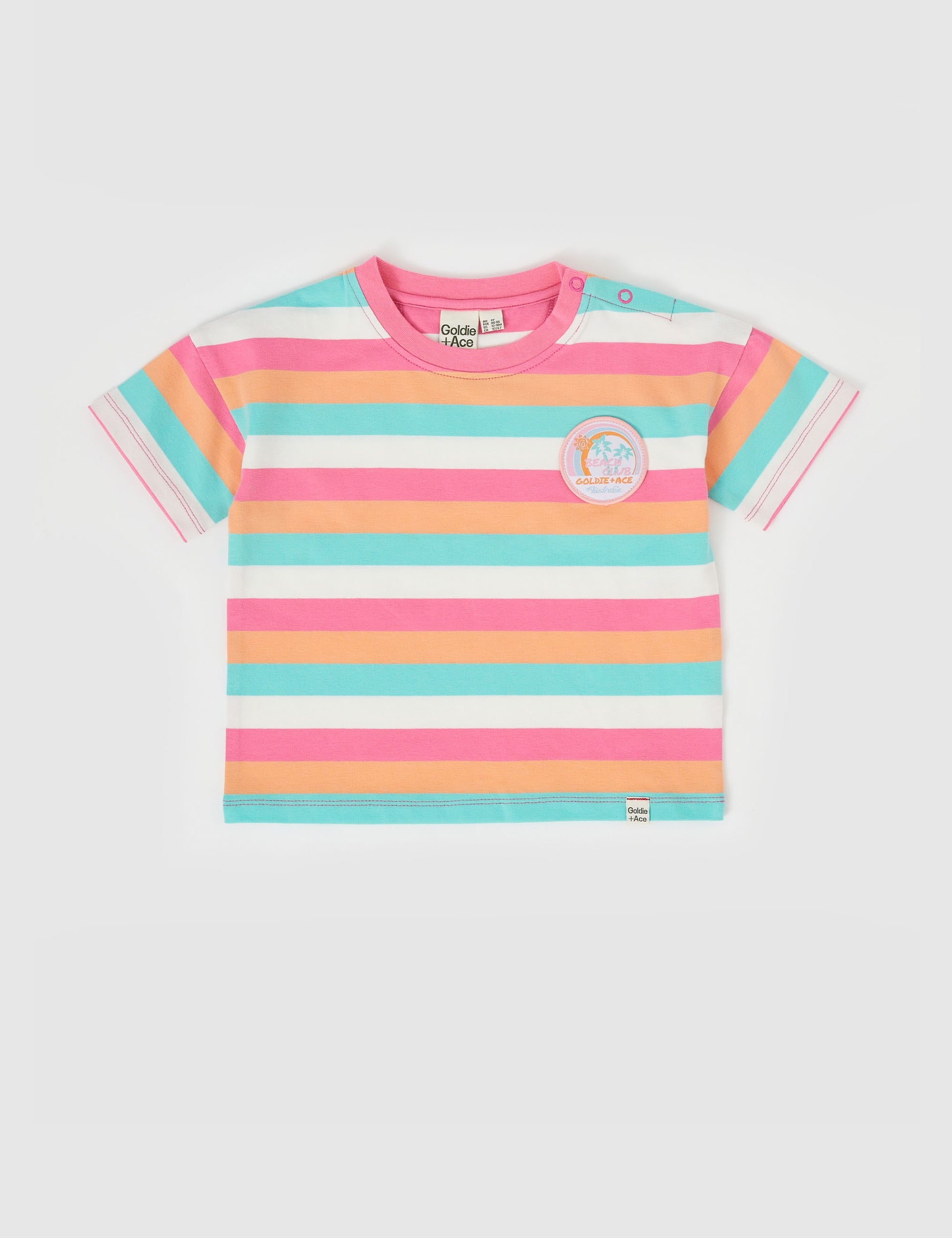 Goldie + Ace - Beach Clup Stripe T-Shirt - The Ivy Room Adelaide