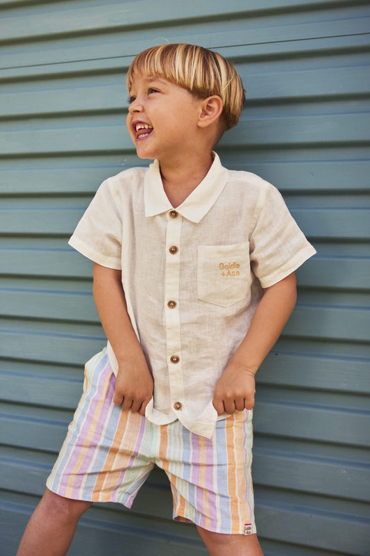 Goldie + Ace - Holiday Linen Shirt - The Ivy Room Adelaide