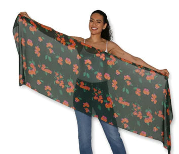 The Artist Label - Viscose Scarf Chorizema - The Ivy Room Adelaide