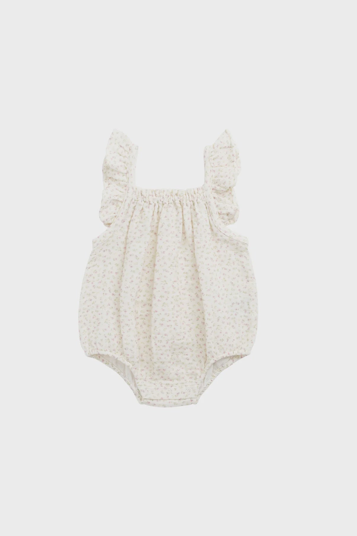 Jamie Kay - Organic Cotton Muslin Playsuit | Pippa Pink