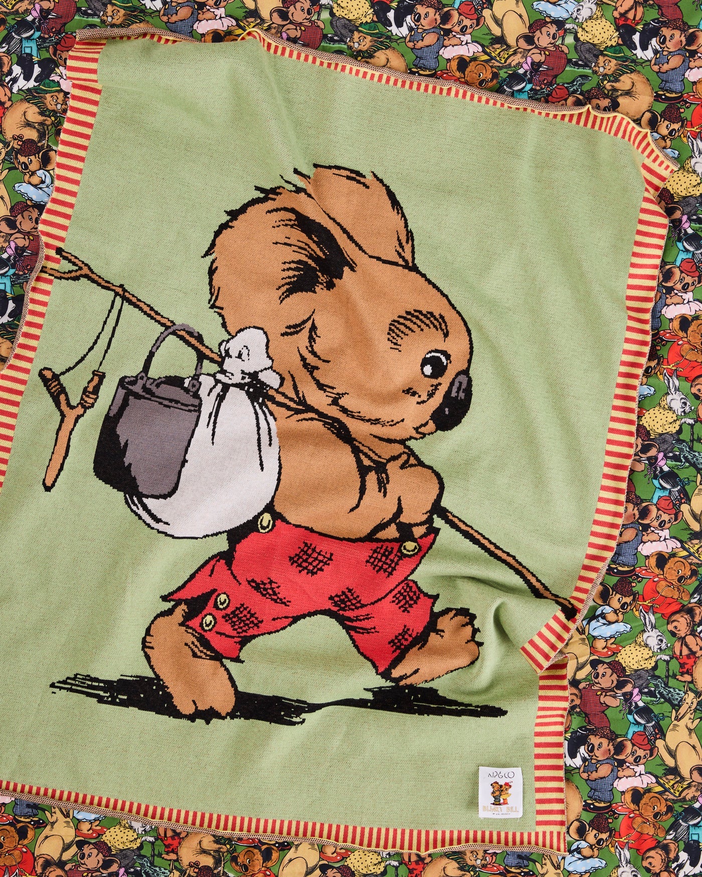 Kip & Co - Blinky Cotton Knitted Blanket
