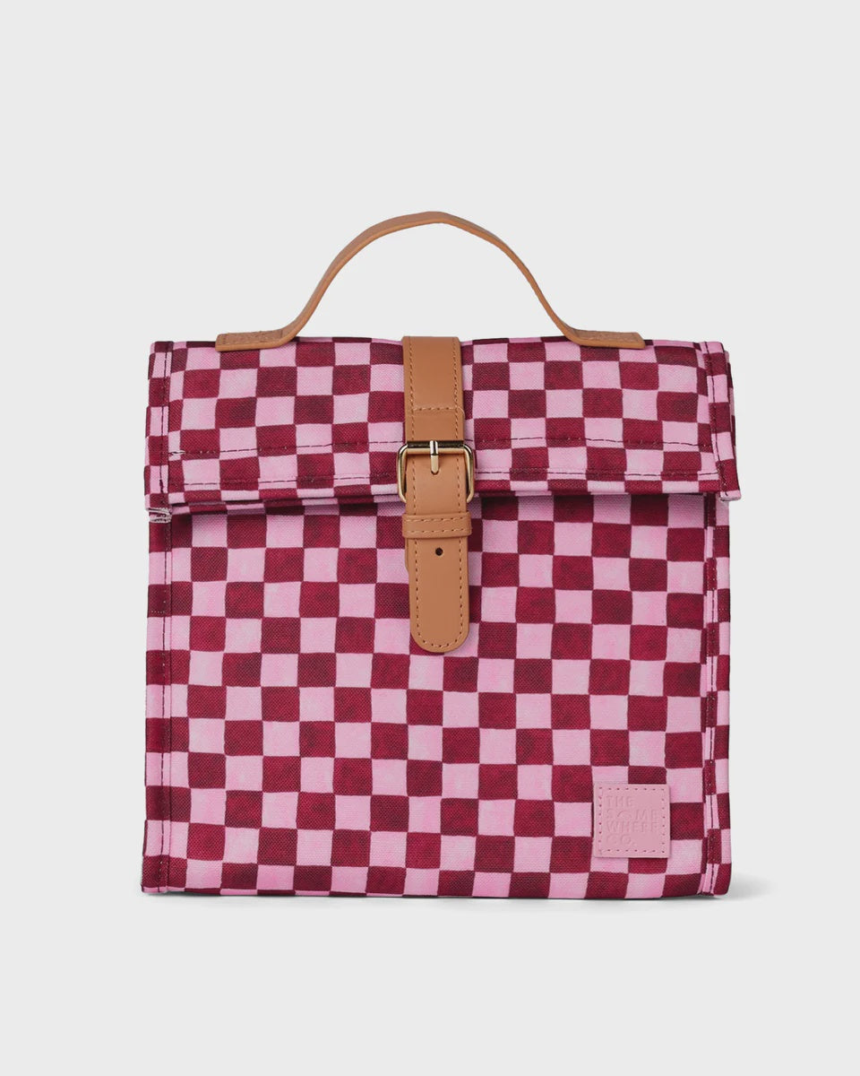 The Somewhere Co - Crimson Haze Lunch Satchel - The Ivy Room Adelaide
