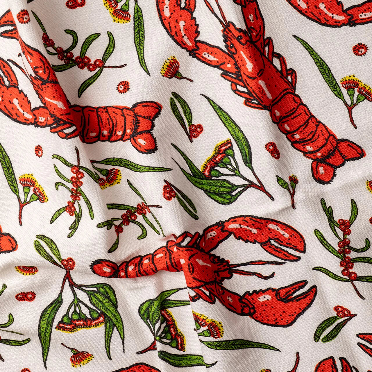 Studio Milligram - Christmas Tea Towel Lobster Spots - The Ivy Room Adelaide