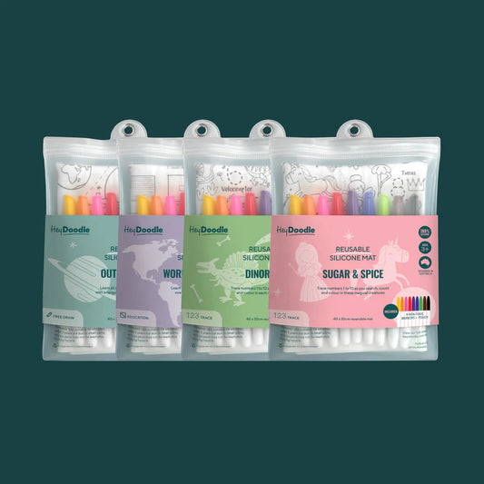 Hey Doodle - Colouring Mats Large - The Ivy Room Adelaide