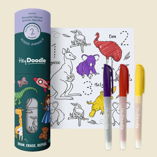 Hey Doodle - Colouring Mats Mini - The Ivy Room Adelaide