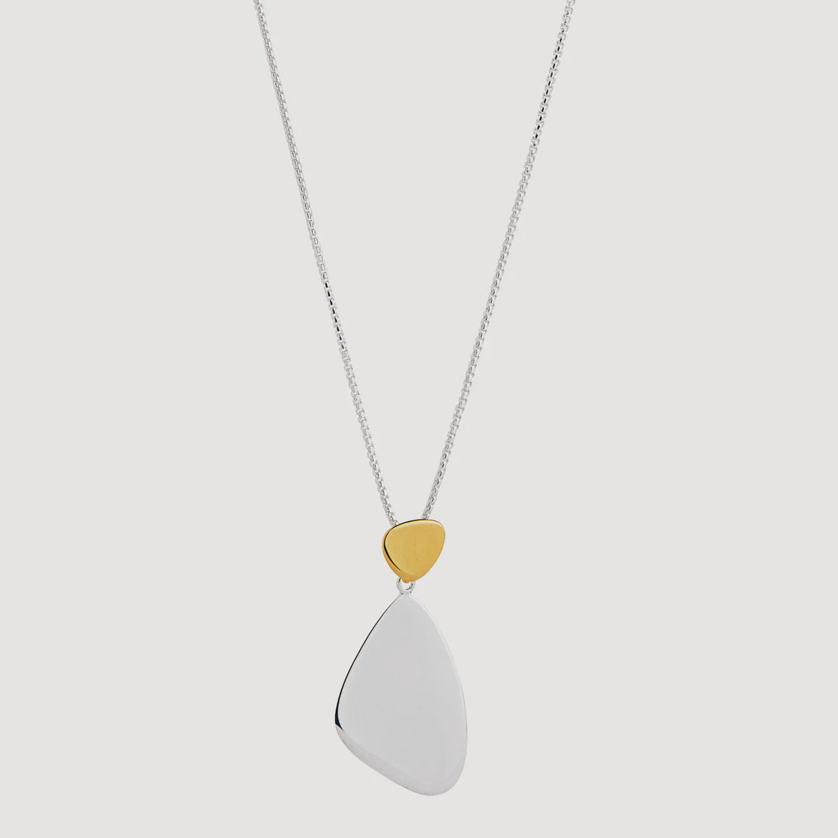 Najo - Papillon Two-Tone Pendant Necklace