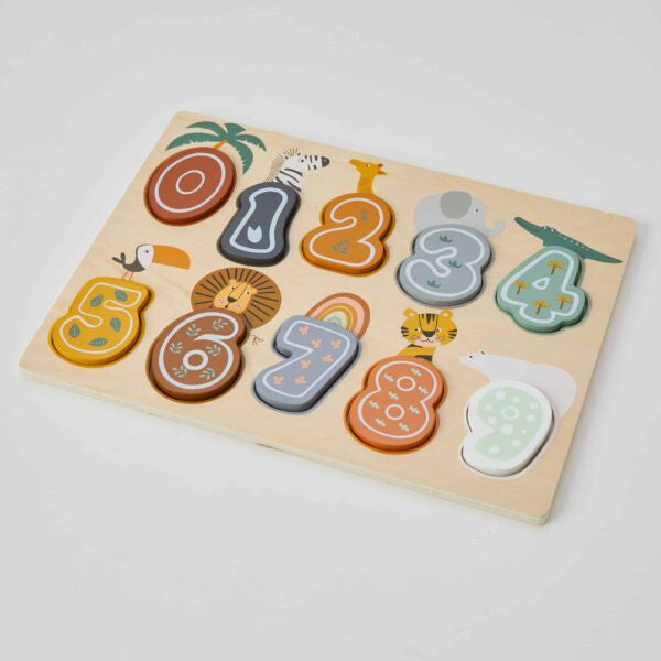 Zookabee - Wooden Number Puzzle