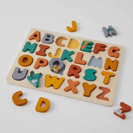 Zookabee - Wooden Alphabet Puzzle - The Ivy Room Adelaide