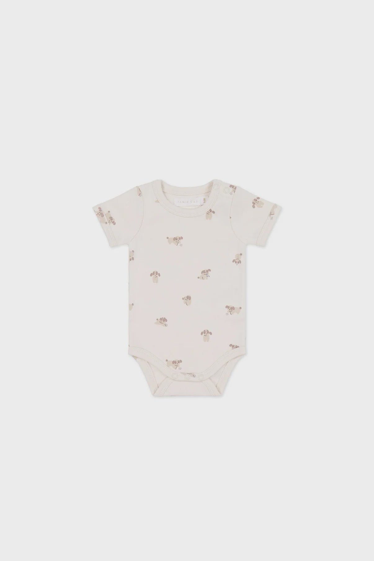 Jamie Kay - Organic Cotton Short Sleeve Bodysuit | Sasha Puppy
