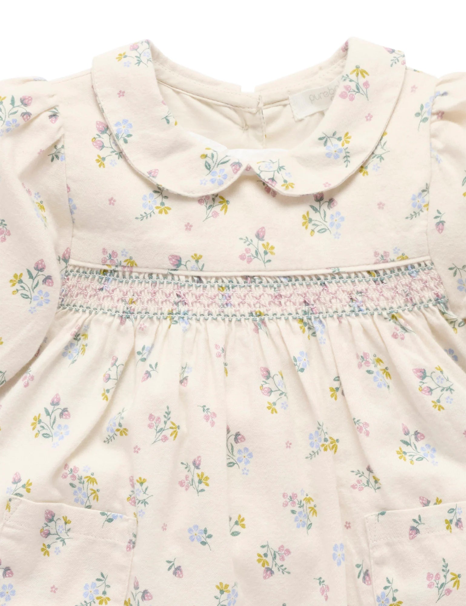 Pure Baby - Strawberry Smocked Dress - The Ivy Room Adelaide