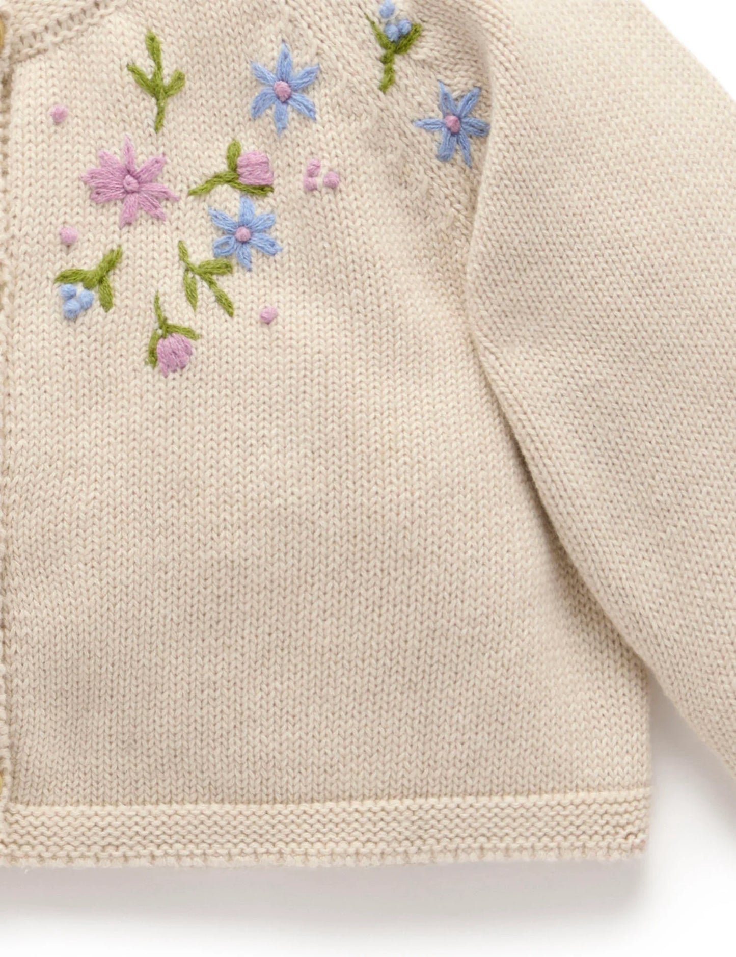 Purebaby - Posie Cardigan Cream