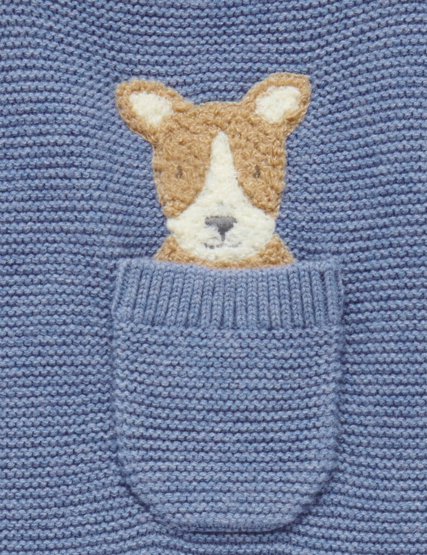 Purebaby - Doggy Knitted Overalls
