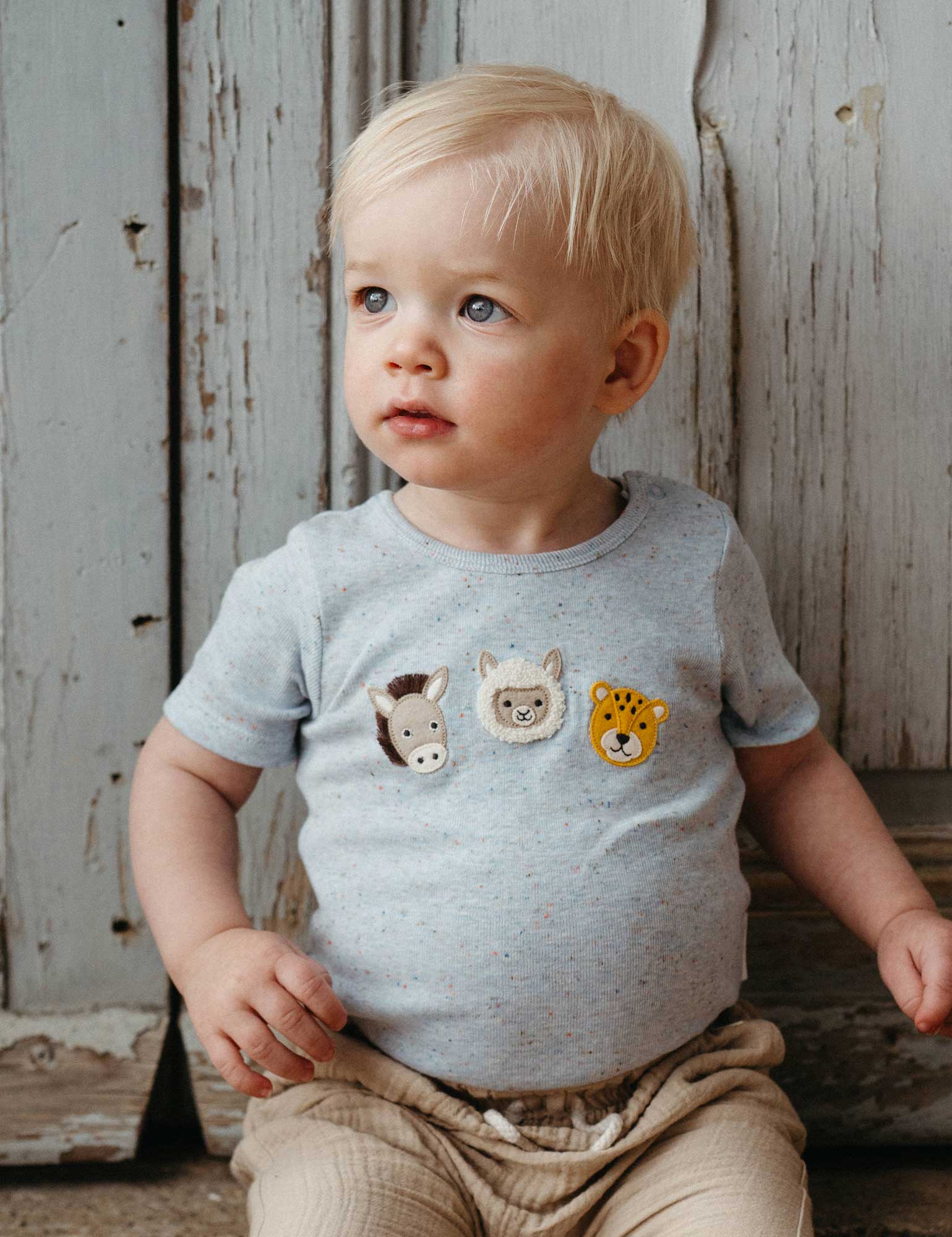 Purebaby - Bodysuit Azul Neppy - The Ivy Room Adelaide