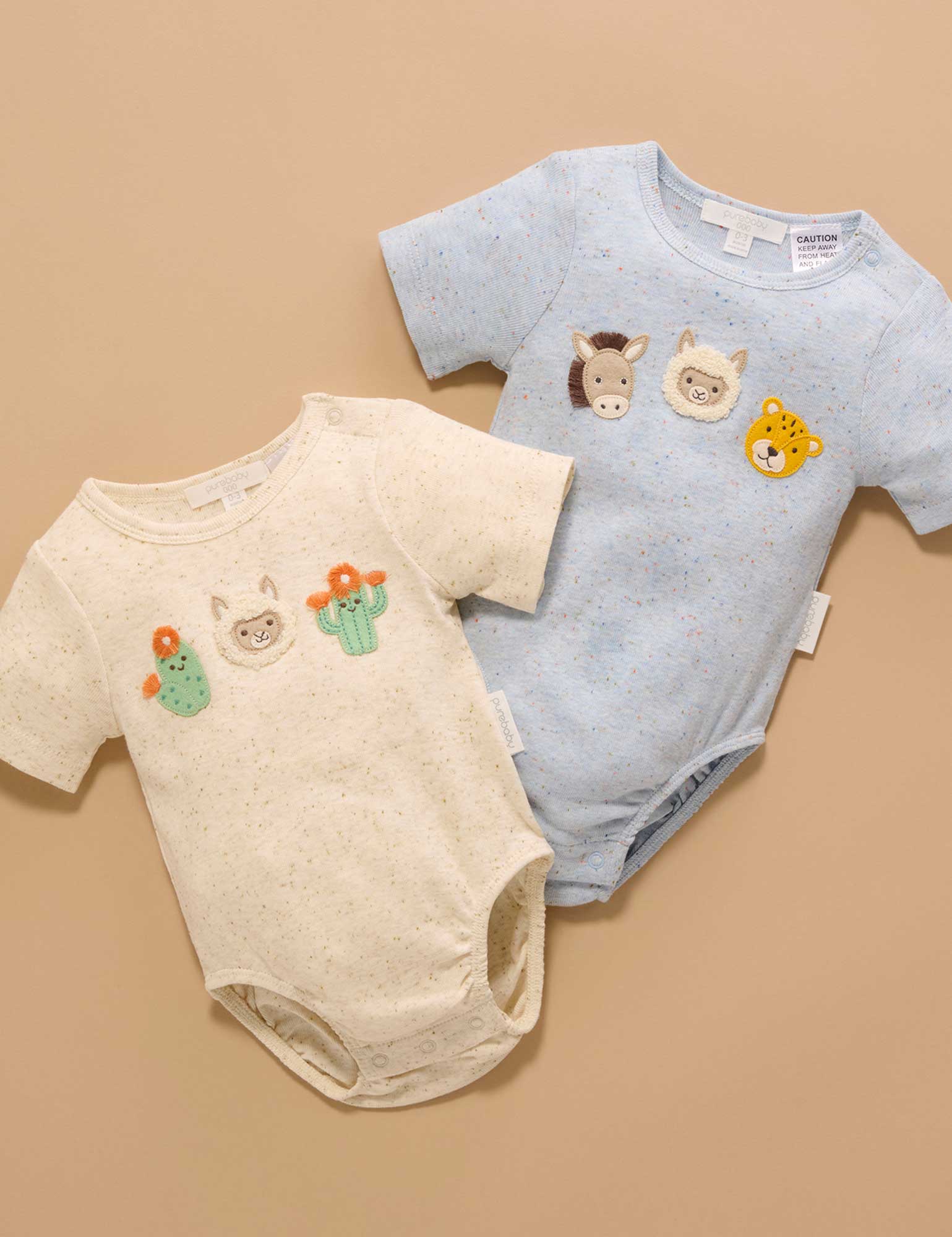 Purebaby - Bodysuit Azul Neppy - The Ivy Room Adelaide